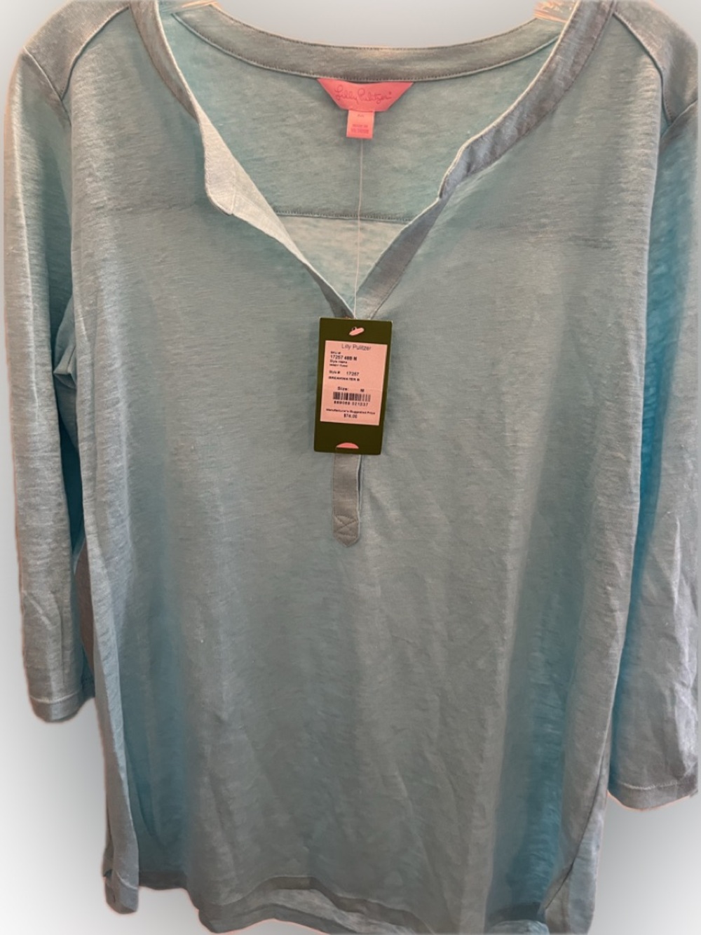 Lilly Pulitzer linen tunic top